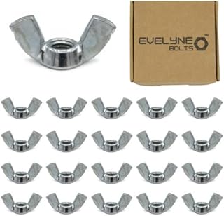 M5 (5mm) Wing Nuts - Steel (Pack of 20)