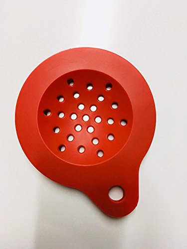 Good Grips Silicone Drain Protector for Pop-Up & Regular Drains (Red)