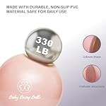 Baby Bump Birthing Ball for Pregnancy & Labor | Maternity, Yoga, Pilates & Exercise Ball | Anti-Burst, Non-Slip Design - Image 4