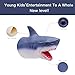 Yolococa Shark Hand Puppet Realistic Latex Soft Animal Toy Storytelling Role Play Party Supplies for Kids