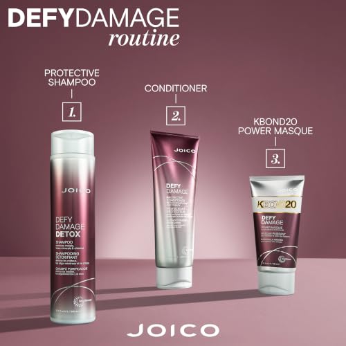Joico Defy Damage Detox Shampoo, Tiefenreinigendes Shampoo, Entfernt Chlor, Kalk-, Metall- und Produktrückstände… – Ansicht 6