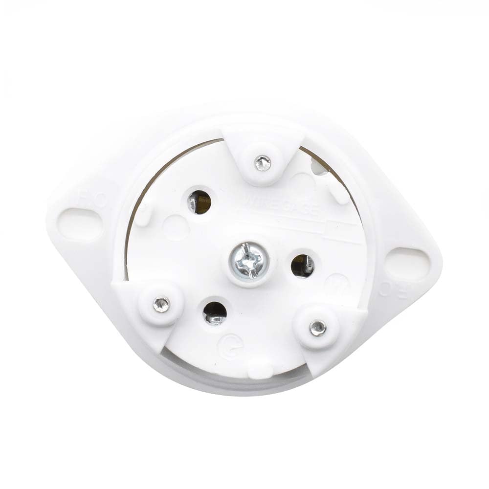 Superior Electric YGF047F Std Receptacle Flange 2-Pole 3-Wire 15A 125V NEMA 5-15R (5 Pack)