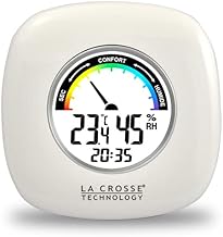 La Crosse Technology - WT139 Small Thermo/Hygro with comfort indicator - White