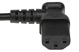 Kabel SF IEC C14 do C13 przedłużacz zasilania 10 Amp 250V 18/3AWG