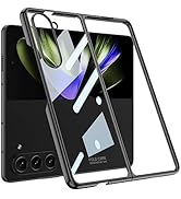 Miimall Kompatibel mit Samsung Galaxy Z Fold 5 Hülle, Transparent Hartes PC Handyhülle Fold 5 Hül...