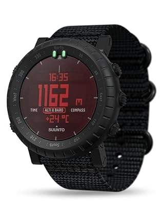Suunto Core Alpha Stealth Orologio outdoor con altimetro, barometro e bussola