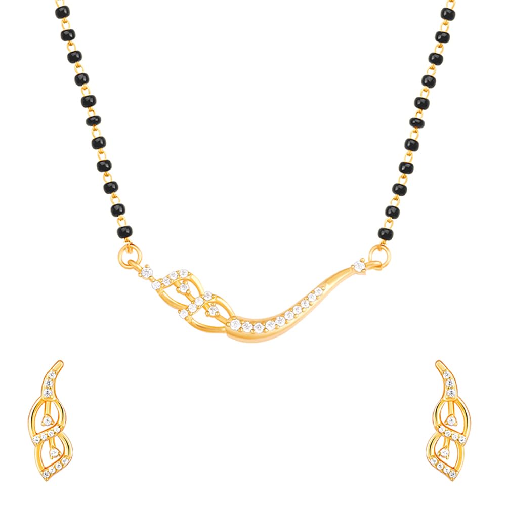 GIVA 925 Silver Golden Match Made In Heaven Mangalsutra Set|Gift for Girlfriend| With Certificate of Authenticity and 925 Stamp | 6 Months Warranty* (B0CS3GS3DP) Amazon Price History, Amazon Price Tracker