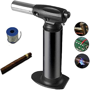 Heavy Duty Micro Blow Torch - Butane Torch - Black - GF 877.1