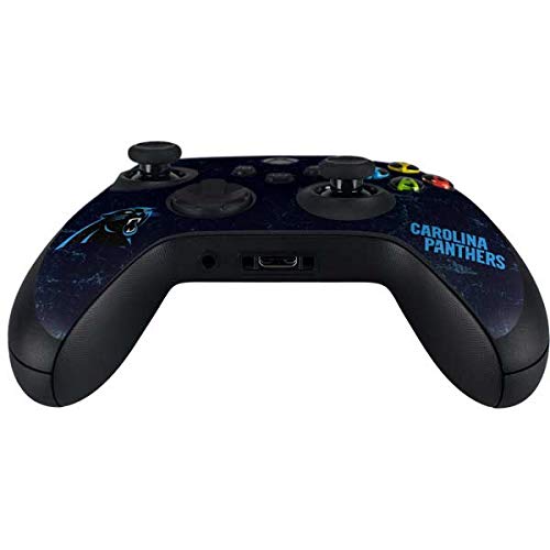 Skinit Decal Gaming Skin Compatible with Xbox Series X Controller - Officially Licensed NFL Carolina Panthers Distressed Design