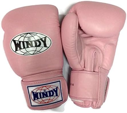 Auth Windy Muay Thai Gloves Kickboxing K1 Boxing Gloves Genuine Leather BGVH Pink - 6,8,10,12,14,16,18 oz