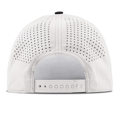 Image of Branded Bills Bare Flat 5 Panel Rope Hat for Men, Adjustable Snapback Golf Baseball Cap Flat Brim