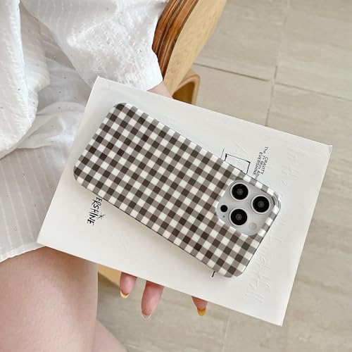 Reezaddin Pink White Gingham Checkered Phone Case for iPhone 16 Pro Max 6.9in,Cute Aesthetic Trendy Girly Plaid Striped Chic Protective Cover for iPhone 16ProMax 6.9",Pink and White by Reezaddin - Used condition - Image 9