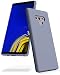 Goospery Liquid Silicone Case for Samsung Galaxy Note 9 (2018) Jelly Rubber Bumper Case with Soft Microfiber Lining - Lavender Grey