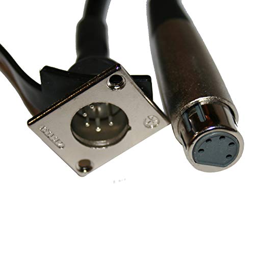 Bulldog Winch 20309-3 Ft Plug Extension 5 Prong Standard Series 10041X , Black