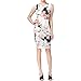 Calvin Klein Women's Floral Print Scuba Sheath Dress