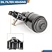 Baxzl Oil Filter Housing Assembly for Audi A6 Quattro A7 Quattro A8 Quattro Q5 Q7 2013 2014 2015 2016 3.0L V6 Replaces 059115389P 059115389K SK117131