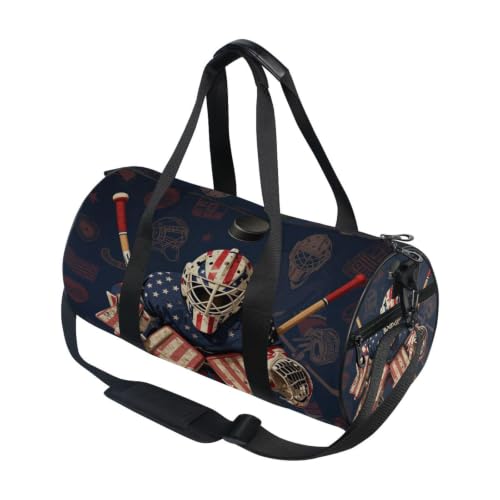 Bolsa de viaje redonda con bolsillo interior para ropa deportiva y gimnasio