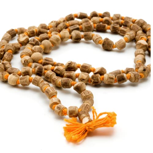 Tulsi Santa Basilico JAPA MALA 108+1 perline con