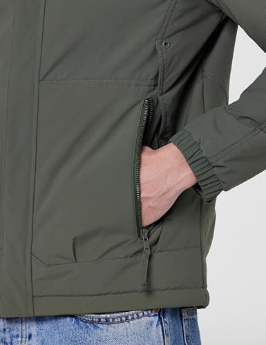 Image of Qube by Fort Collins Hooded Light Jacket for Men - Fashionable, Lightweight Jacket for Cool Days in Winter