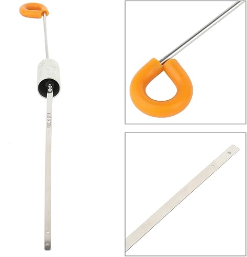 Miniatura 2 de ECCPP 15650-P3F-A00 Herramienta de varilla de medición de aceite de motor apta para Honda CR-V 2.0L l4 1997-2001 18.43" Indicador de nivel de aceite