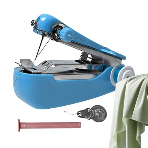 Máquina de coser portátil | Dispositivo de coser portátil | Kit de dispositivo de coser portátil, máquina de coser eléctrica para viajes, ropa, bricolaje