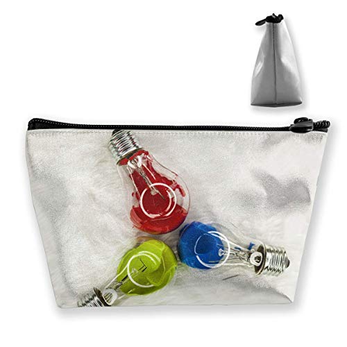 Preisvergleich Produktbild Schminktasche Kosmetik Glühbirne Abstrakt Sand Tragbare Kosmetiktasche Mobile Trapez Aufbewahrungstasche Reisetaschen mit Reißverschluss