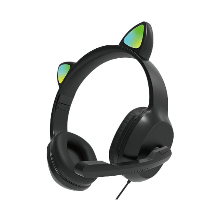ネコミミヘッドホン ゲーミングヘッドホン Amazon.co.jp: ゲーミングヘッドセット 猫耳ヘッドホン 有線