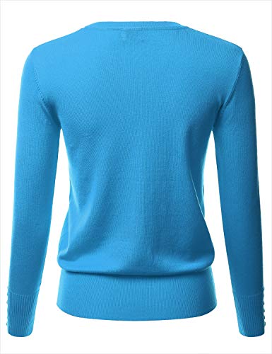 Image of LALABEE Women's V-Neck Long Sleeve Button Down Sweater Cardigan Soft Knit(S-XXL)
