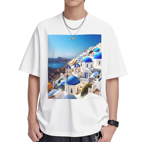 T-shirt coton Santorini femme pour éviter la chaleur avec style décontracté
