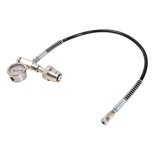 Tuxing Cga347 Female Thread Pcp Paintball Filling Station Kit Pcp Scuba Filling Station Charging Adapter With Release Valve,24 Inch High Pressure Hose For 0-6000Psi Inflation Valve Kit #TOP3