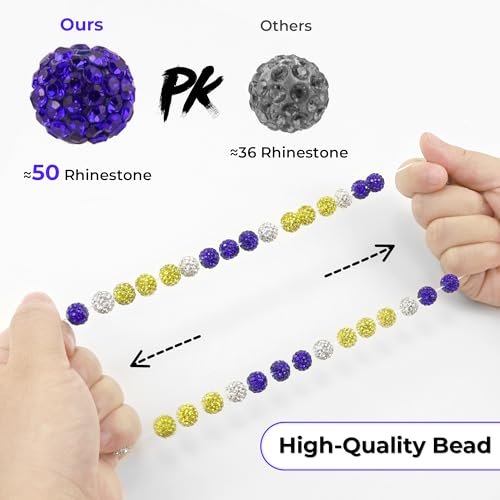 QINJIEJIE Baseball Necklaces Beads for Men, 16/18 in Bling Diamond Rhinestone Chain Baseball Drip Accessories, Ice Collection Necklace Gifts Jewwlry for Men Team Lovers4