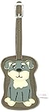 Ideale da regalare FouFou Dog 90033 Idea Regalo Targhetta per Valigie Rottweiler