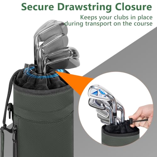 AKOZLIN Foldable Golf Sunday Bag