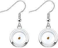 Vista 2 de WSNANG Tarjetas de semilla de mostaza con semillas de mostaza, collar religioso inspirador de semillas de mostaza para mujer