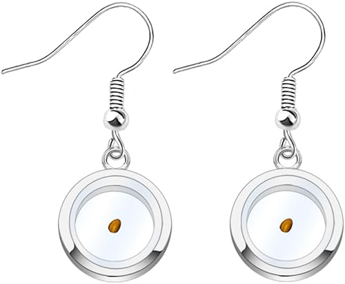 Miniatura 2 de WSNANG Tarjetas de semilla de mostaza con semillas de mostaza, collar religioso inspirador de semillas de mostaza para mujer