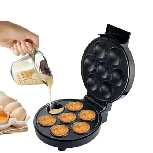Lifeeverkeep Mini Stuffed Pancakes Maker, Cake Pop Maker With Nonstick Surface For Easy Cleaning - Great Holiday Gift