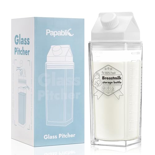 Papablic Glass Breastmilk Storage Bottles