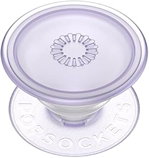 PopSockets: PopGrip Plant - Expanding Stand and Grip Made with Plant Based Materials with a Swappable Top for Smartphones and Tablets - Faded Stone