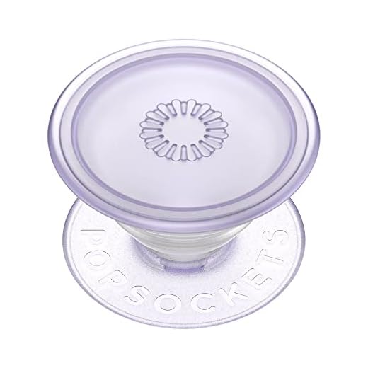 PopSockets: PopGrip Plant - Soporte y Agarre Extensibles Hechos de Materiales Vegetales con un PopTop Intercambiable para Smartphones y Tabletas - Dusty Lavender