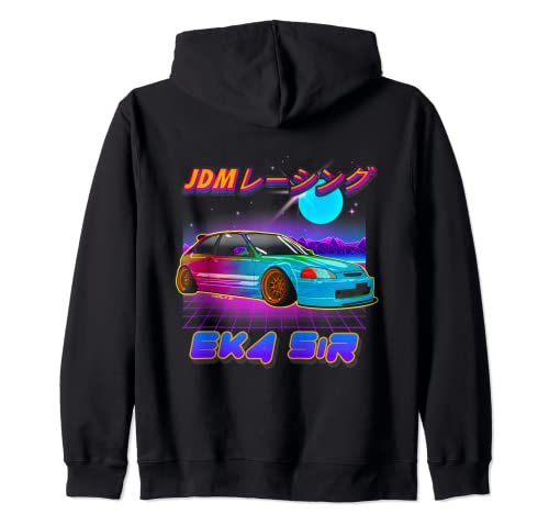JDM Automotriz Japonés Retro Tuner Car Sudadera con Capucha