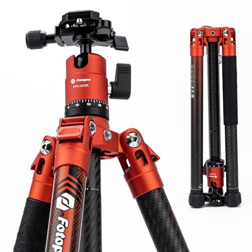 Trépied en fibre de carbone léger Fotopro X-Aircross 3 stable charge 10kg