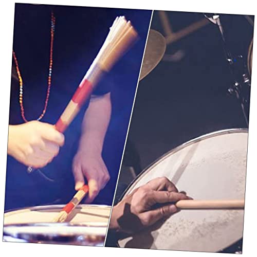 Set de baquetas de arce y cepillo de alambre para percusión miniatura 3