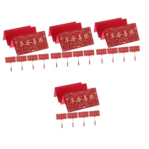 Sacs d'année lapin papier enveloppe rouge pliante haut de gamme