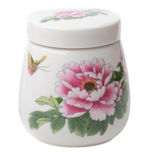 Hueveras vintage Coddled de cerámica resistente al calor con tapa integrada 2