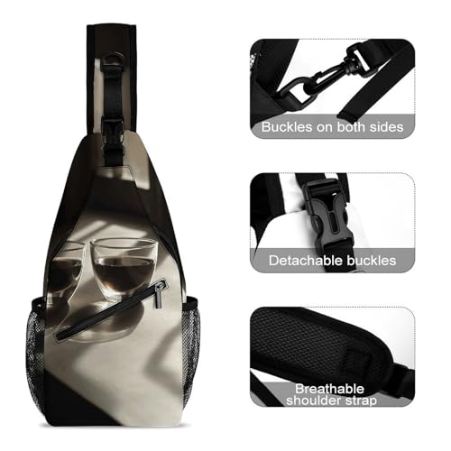 Bolso tipo sling de 15x8x4 pulgadas para mujer y hombre miniatura 3