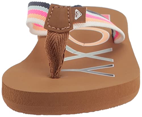 Roxy Girls Rg Colbee Flip Flop Sandal, Multi 1, 3 Big Kid #TOP1