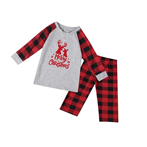 Family Pajamas Loungewear,Christmas Costumes Set Matching Family Sleepewar Sets Winter Costumes Family Outfits Xmas Paj Kids 4-5 Years #TOP4