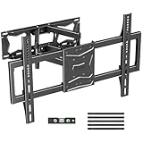 XINLEI Ultraflache TV-Wandhalterung für die meisten 37-86 Zoll Flachbild-/Curved-TVs bis 60 kg, Schwenk- und neigbare Halterung mit 6 Gelenkarmen, max. VESA 600 x 400 mm, MA02A