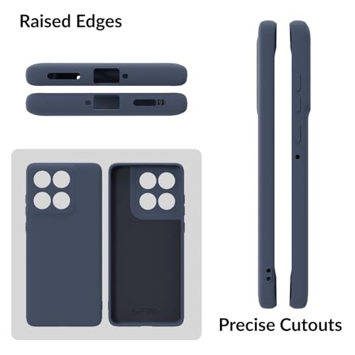 Image of SPRIG Compatible with Moto Edge 60 Fusion Premium Skintone Back Cover Drop Tested Shock Proof Mobile Case for Men, Women, Boys and Girls with Camera Protection (Grey Blue)