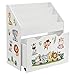 Produktbild Juskys Kinder Bücherregal mit 3 Fächern & Spielzeugkiste - Holz Regal Weiß - 63x30x70 cm BTH - Aufbewahrung von Büchern & Spielzeug im Kinderzimmer